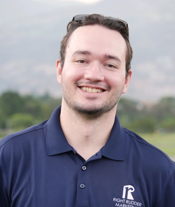 Portrait of Lucas Rodrigues, Ops Manager at Right Rudder Marketing